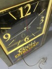  89 Coors Extra Gold Draft Lighted Electric Beer Clock Golden Colorado Bar Pub