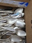1 Lb Silver Plate Lot Mixed Pieces Scrap