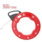 Fish Tape Wire Cable Line Puller 100ft 1 8 In Fiberglass High Plastic Case 30m