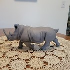 Safari Ltd Realistic 12  Rhinoceros Toy Figure Gray 2007