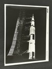 1970 Nasa Apollo 13 Spacecraft Nighttime Launch Complex Press Photo
