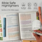 Bible Highlighters No Bleed Through  Color Coded  Dual Tip  8 Pack