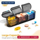 Daviky Weekly Pill Organizer 3x A Day  Large Pill Box 7 Day 3 Times A Day With S