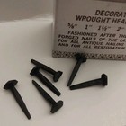 Old Fashioned Cut Nails Wrought Head 1  2d Black Oxide Tremont Nail Co  16oz Nos