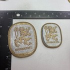 Vintage C 1980s 2 Patches Bundle Lowenbrau L  wenbr  u Beer Patch Lot 521l