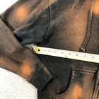 Santa Cruz Skateboard Full Zip Hoodie Youth Medium Unisex Custom Bleach Spray