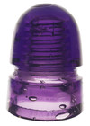 Cd 143 Royal Purple Canadian Standard Antique Glass Telegraph Insulator Beehive