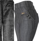 Women s Winter Plush Lined Thick Denim Look Pants - Jean Look Leggings 