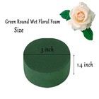 20 Pcs Round Floral Foam Green Wet Foam Block Wet Florist Wedding Decoration
