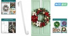 20 Lb Capacity Over Door Wreath Hanger - Durable Spring And Holiday Decor
