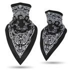 2x Motorcycle Face Mask Balaclava Scarf Bandana Neck Gaiter Headwear Mouth Cover