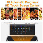 12 68qt Air Fryer Oven Digital Convection Rotiserrie   Dehydrator -1800w Healthy