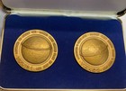 1976 Vintage  twin  Mars Unmanned Landing  Viking 1   Viking 2  Medals