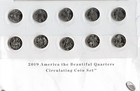 2019 P d U s  Mint America The Beautiful 10 Pc Set - Sealed Cello - Lot   Bc 867