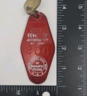 Vintage Hotel Governor Key Fob - Jefferson City  Mo - Room 206 - Art Deco Era