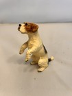 Vintage 1940 s Wire Fox Terrier Sitting Up Figurine By Mortens Studio Perfect