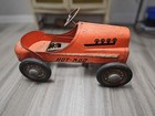 1956 Vintage Garton Orange  5 Hot-rod Chain Drive Push Pedal Car Ride-on Toy  5 