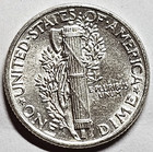 1940 Brilliant Uncirculated Silver Mercury Dime Free Shipping