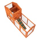 Wooden Chicken Coop Hen House Rabbit Wood Hutch Poultry Cage Habitat 61 