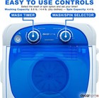 Deco Home Portable Washing Machine  8 8 Lb Capacity  250w  Etl Certified  White 