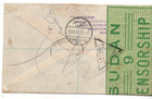 Sudan 1940 Wwii Cover Registered Khartoum To Egypt Censored Ws47108
