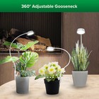 Sansi Dimmable Grow Lights Flower Pot Clip Indoor Led Plant Lamp Full Spectrum