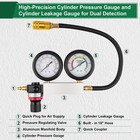 Marvelity Cylinder Leak Down Tester Kit  Automotive Engine Compression Leakage