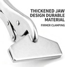 4 Pcs 10 Inch Flat Jaw Locking Sheet Metal Clamp  Heavy Duty Locking Pliers