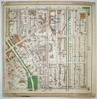 1925 Kansas City Missouri Atlas Plat Map Rare Color Lithograph Plate  72   73