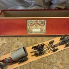 C b g  Mignot Lead Artillery Toy Soldiers Set 1863 Collectible Covered Wagon