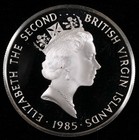 1985 British Virgin Islands  20 Silver Proof Coin  5677 Oz  b799
