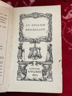 The Bibelots an English Miscellany  Rare Antique Hand Tinted 1903