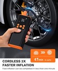 Zeee Tire Inflator Portable Air Compressor 150psi Portable Air Pump 2x Fast