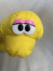 1991 Fisher Price Plush Puffalump Dino Roar Stegosaurus Dinosaur Yellow Nylon