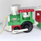 2002 Fisher Price Little People Musical Christmas Train Works Replaced Santa