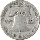 1951 D Franklin Half Dollar Ag About Good 90  Silver 50c Us Coin Collectible