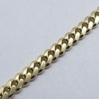 Authentic 10k Solid Yellow Gold Miami Cuban Link Chain 2 5mm-5mm Size 18  30 