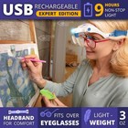 Expert Edition Magnifying Glasses With Usb Rechargeable - Set  Blue 