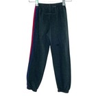 Aviator Nation 6 Kids 5 Stripe Sweatpants Charcoal Boys Girls Pull On Active