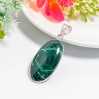 Natural Malachite Gemstone Handmade Jewelry 925 Sterling Silver Pendant 1 9 