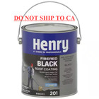 Henry 201 Fibered Black Roof Coating - 0 90 Gallon Compatible With Henry 209xr