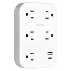 5 Outlet Surge Tap  Adapter Spaced  1 Usb-a  1 Usb-c  17w  900j  White