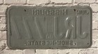 1997 Missouri Automobile License Plate Jrj 777