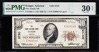 Amazing Rare Crisp Choice Vf   1929  10 Tempe  Az National Banknote  Pmg 30 Epq 