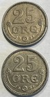 1920   1921 Denmark 25 Ore