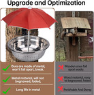 Removable Squirrel Feeders For Outside - Metal Squirrel Feeder For Feed Corn  Sq