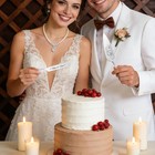 Wedding Cake Knife Server Set Stainless Steel Cake Cutting Set