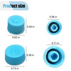  Car A c Valve Core Caps Leakproof Air Conditioning System Seal Kit R134a Air 