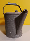Vintage 50   s Galvanized Metal Watering Can Rustic Sprinkle Spout 10 Qt Farmhouse
