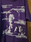Jimi Hendrix Stone Free Purple Graphic T-shirt Music Rock   Pop Size Lg 2011